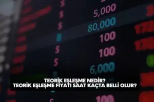 teorik eşleşme fiyatı nedir