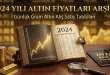 2024 yılı altın fiyatları arşivi