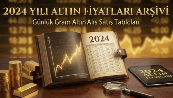2024 yılı altın fiyatları arşivi