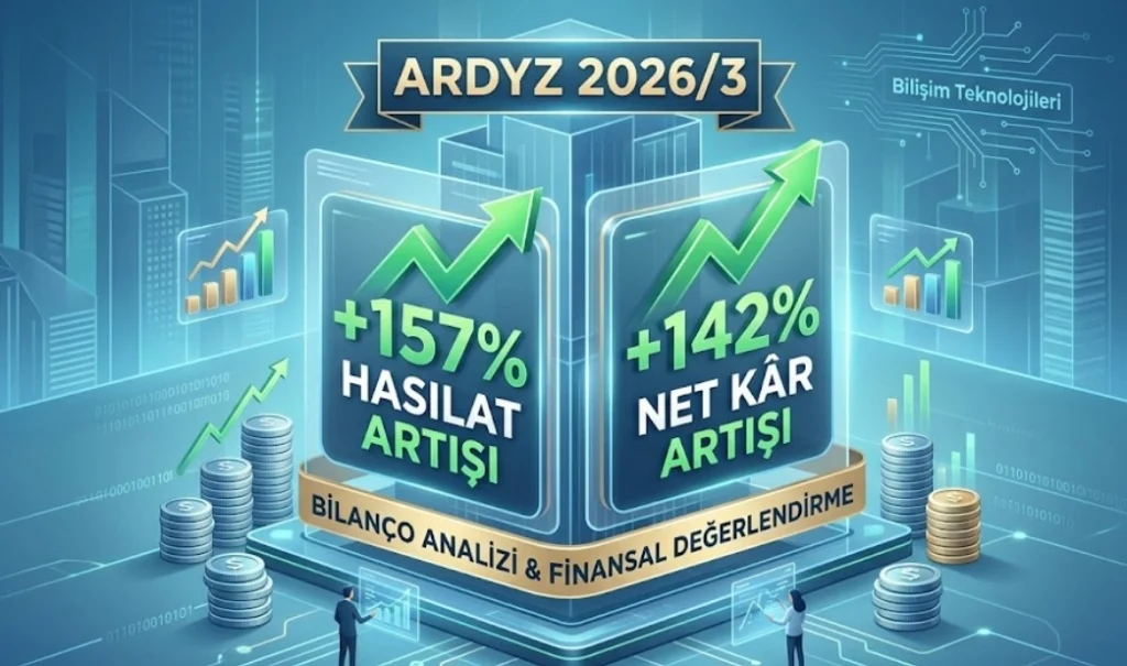 ARDYZ 2026/3 Bilanço Analizi: %157 Hasılat Artışı ve Detaylar