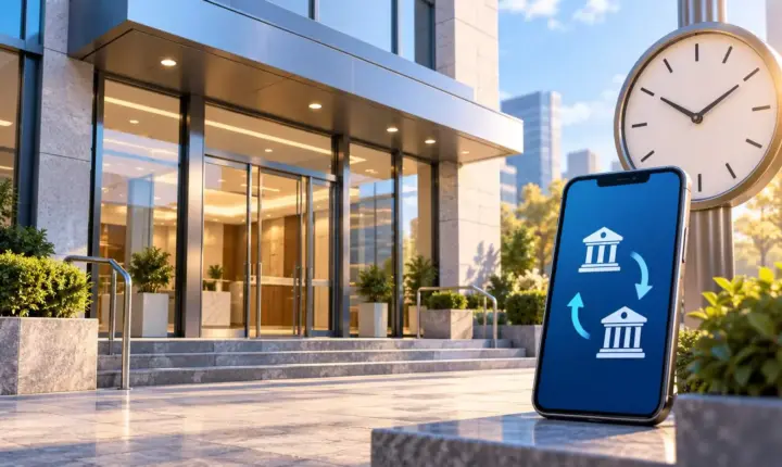 Banka şubesi ve dijital para transferi