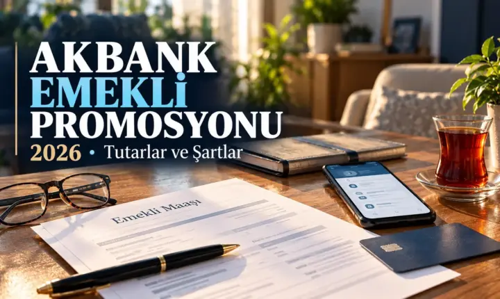 Akbank emekli promosyonu 2026 maaş tablosu