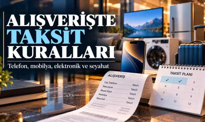 Alışverişte taksit kuralları 2026