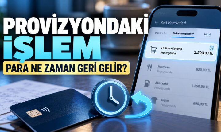 Provizyondaki işlem ve para iadesi