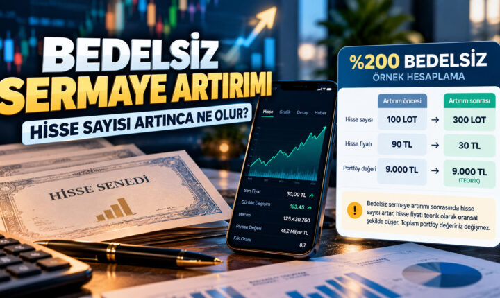 Bedelsiz sermaye artırımı lot ve fiyat hesabı