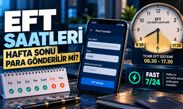 EFT saatleri ve FAST para transferi