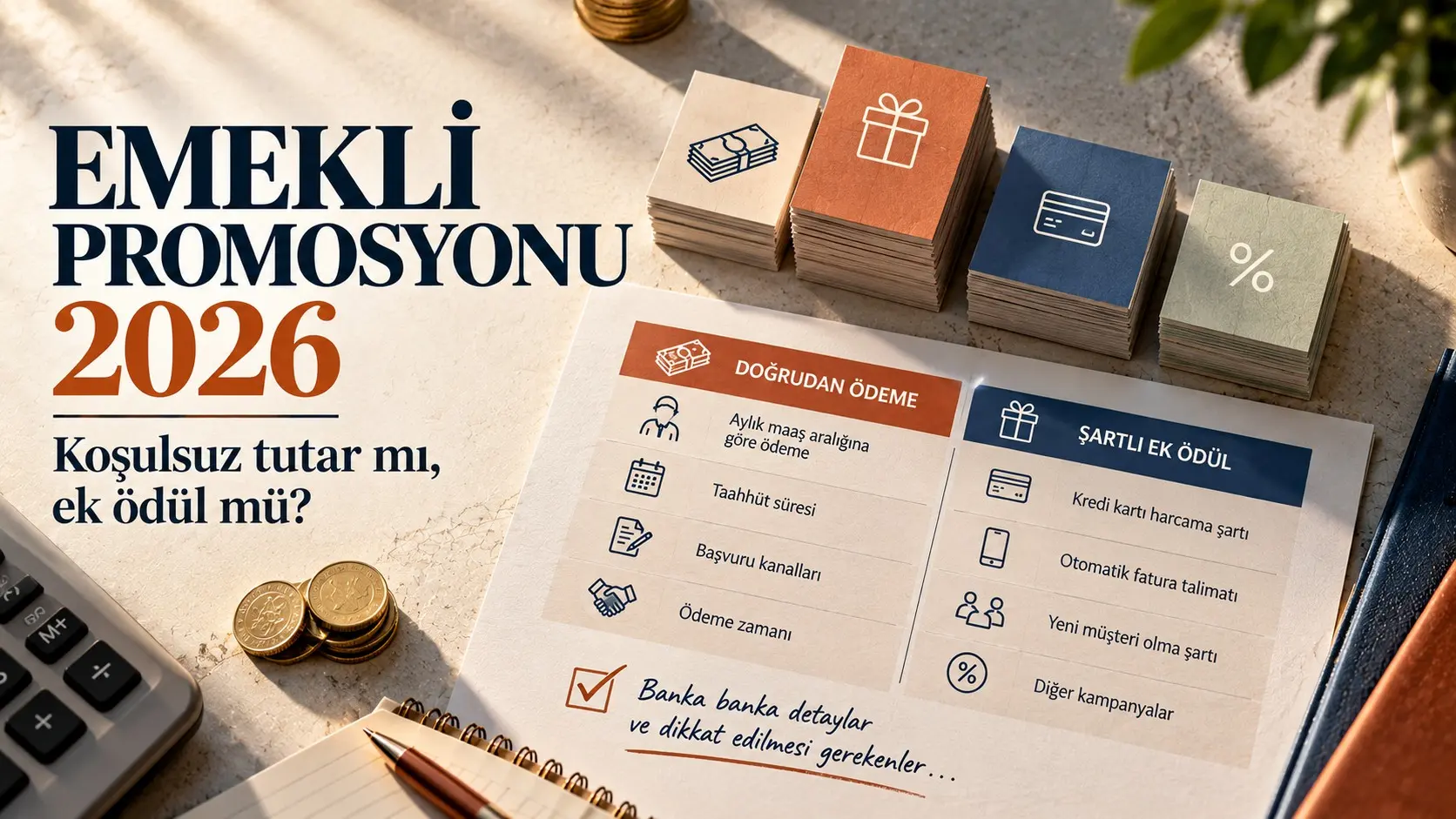 Emekli promosyonu 2026 karşılaştırma rehberi