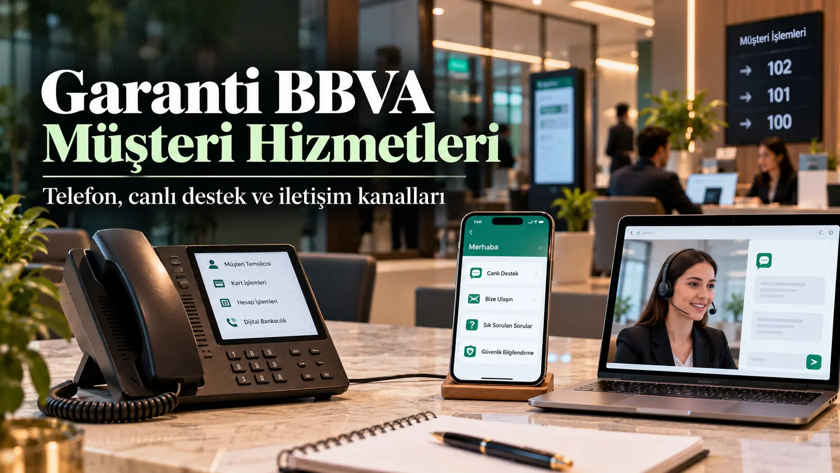 Garanti BBVA müşteri hizmetleri iletişim yolları