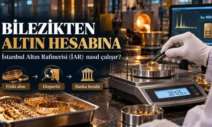 İAR fiziki altın kabul ve ekspertiz süreci