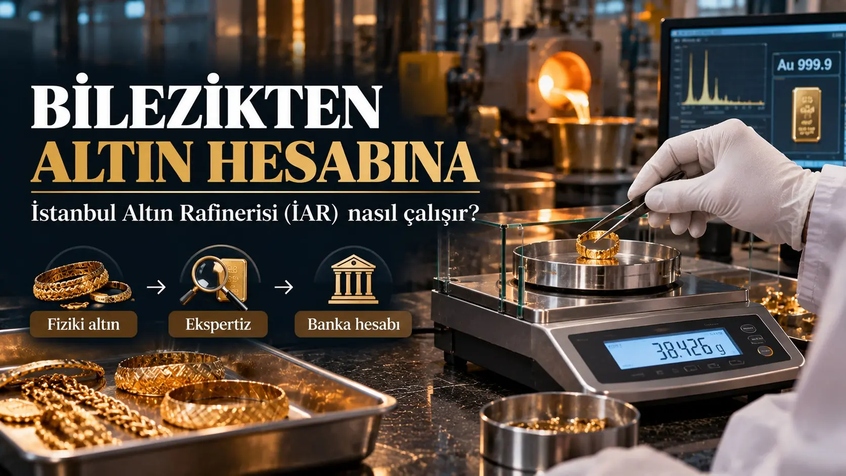 İAR fiziki altın kabul ve ekspertiz süreci