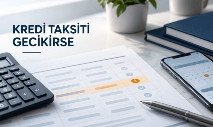 Kredi borcunda bir aylık gecikme ve ödeme