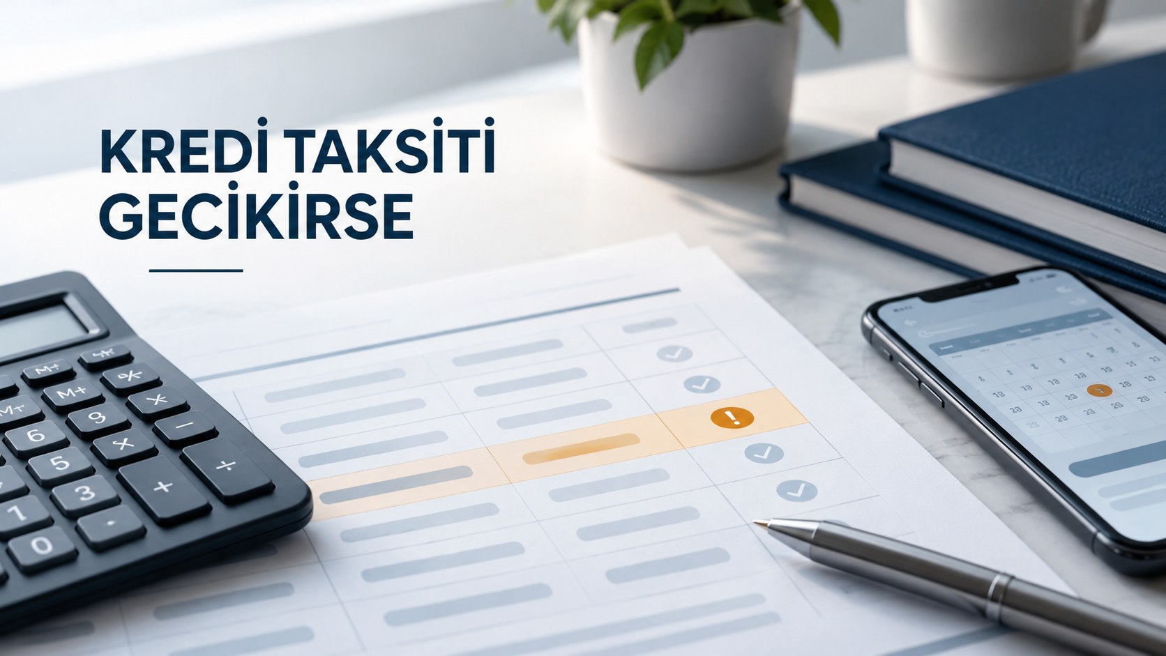 Kredi borcunda bir aylık gecikme ve ödeme