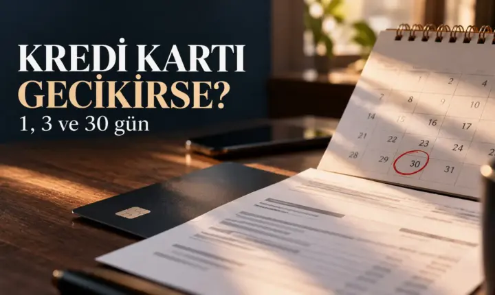 Kredi kartı ödeme gecikmesi ve takvim