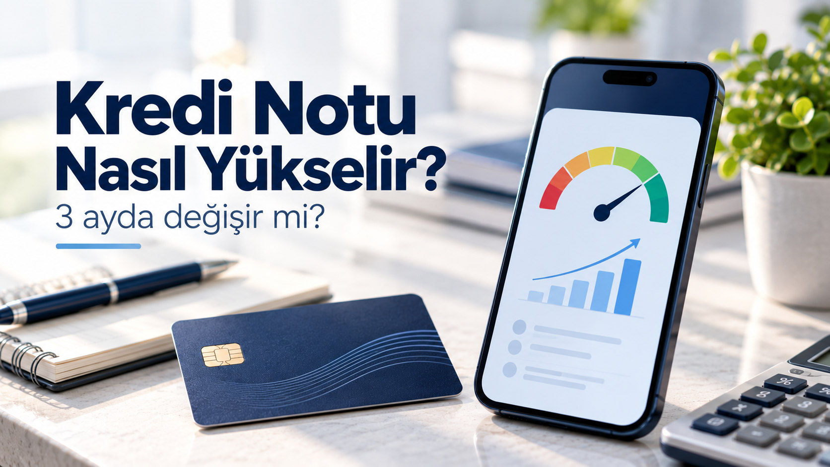 Kredi notu nasıl yükselir üç aylık plan