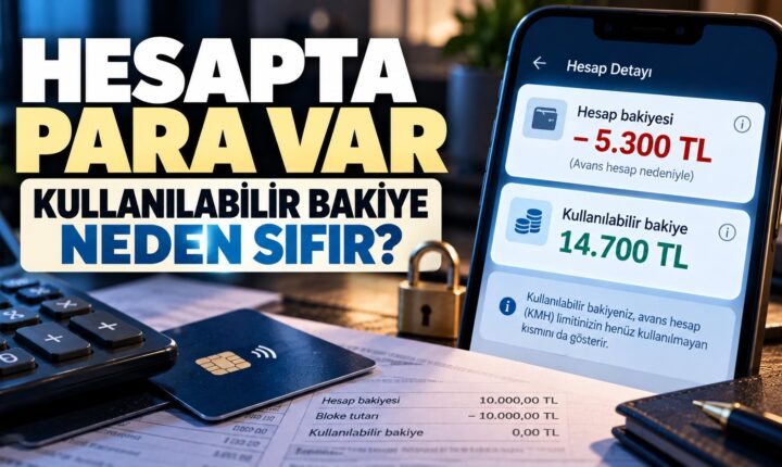 Kullanılabilir bakiye neden sıfır olur?
