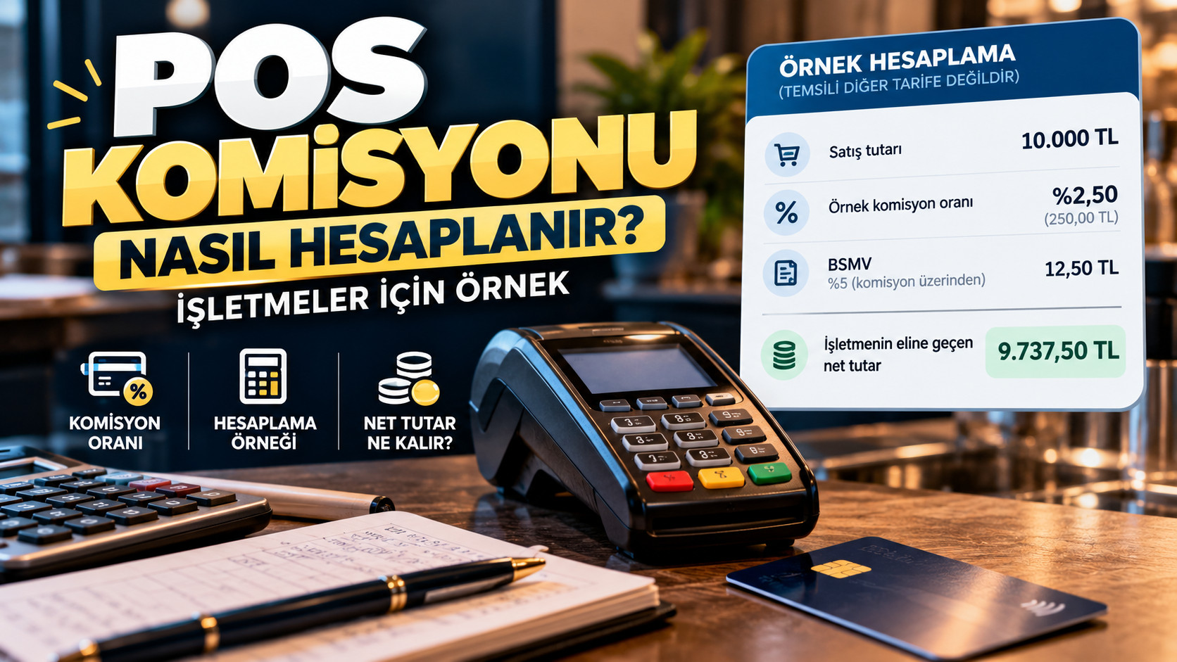 POS komisyon oranları nasıl hesaplanır