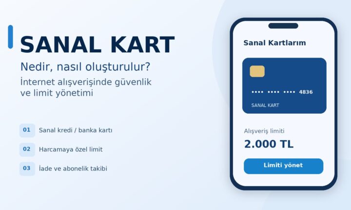 Sanal kart ve internet alışverişinde limit kontrolü