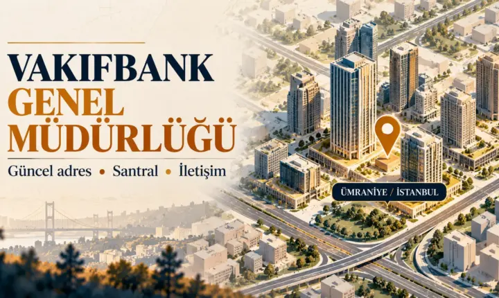 VakıfBank genel müdürlük Ümraniye iletişim