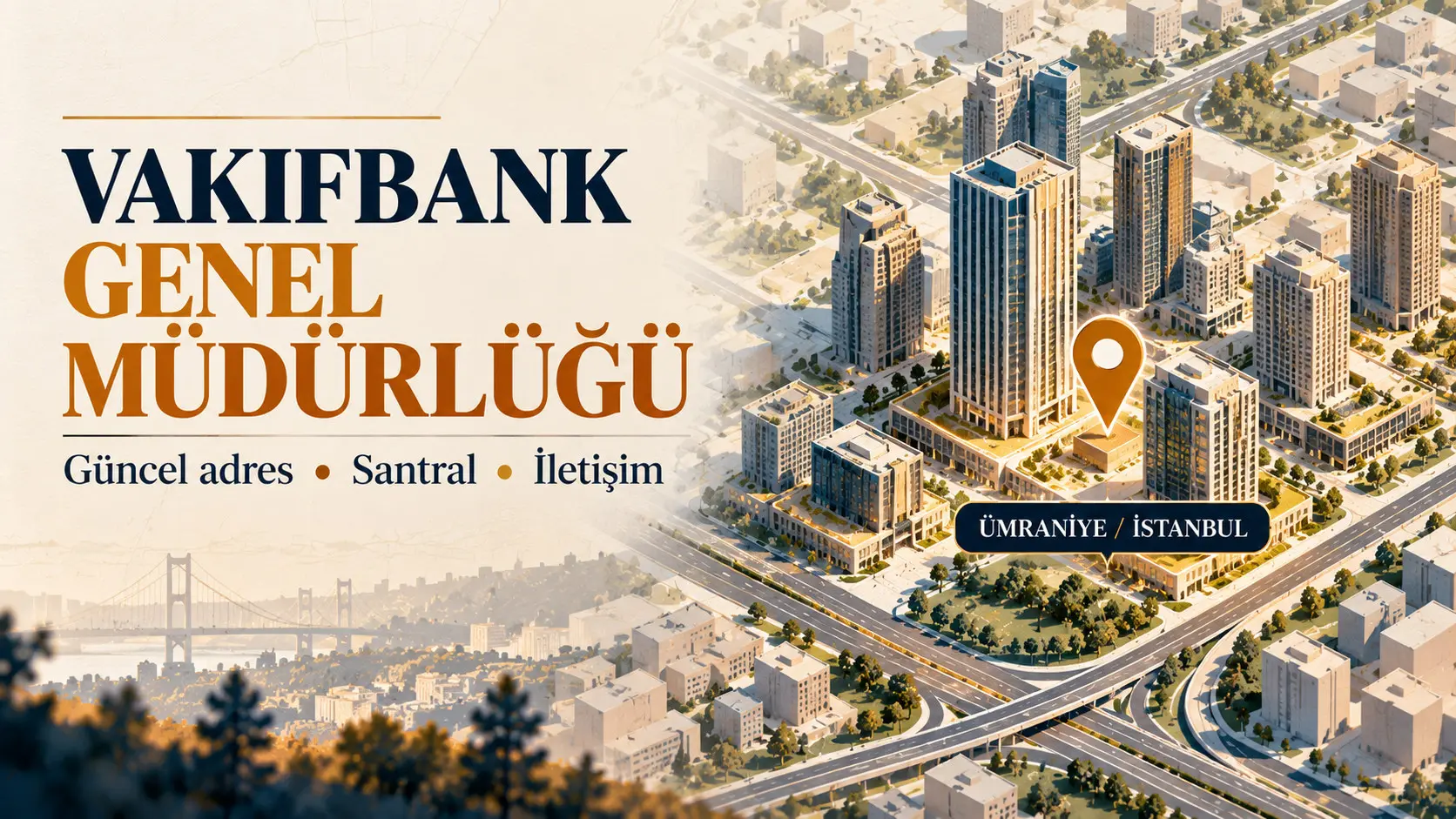 VakıfBank genel müdürlük Ümraniye iletişim