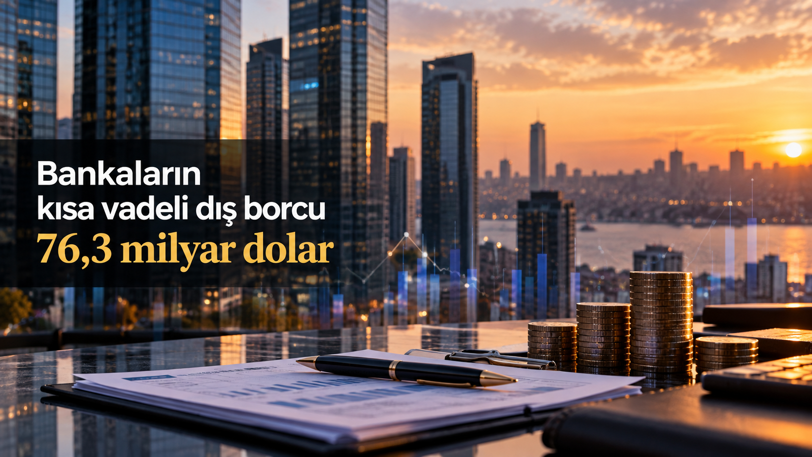 Bankaların kısa vadeli dış borcu 76,3 milyar dolar