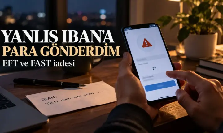 Yanlış IBAN EFT FAST iadesi