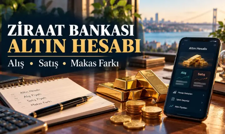 Ziraat Bankası altın hesabı makas farkı