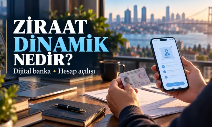 Ziraat Dinamik hesap açma adımları